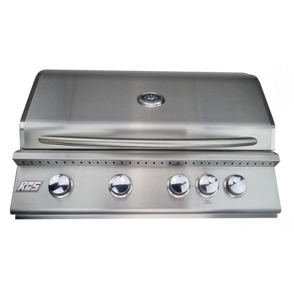 Cunningham Gas RCS RJC32ALP 32 in. Premier Grill with Rear Burner-Propane  Stainless Steel RJC32ALP